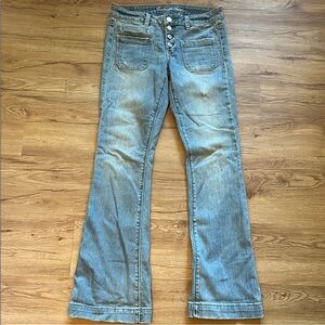 American Eagle Outfitters Light Blue Flare Jeans